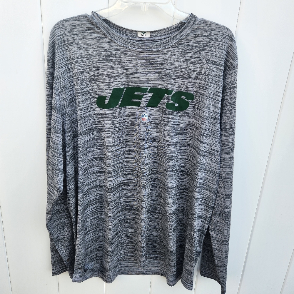 New York Jets Nike NFL Football On Field Nike Tee Long Sleeve Shirt Men's Sz XL